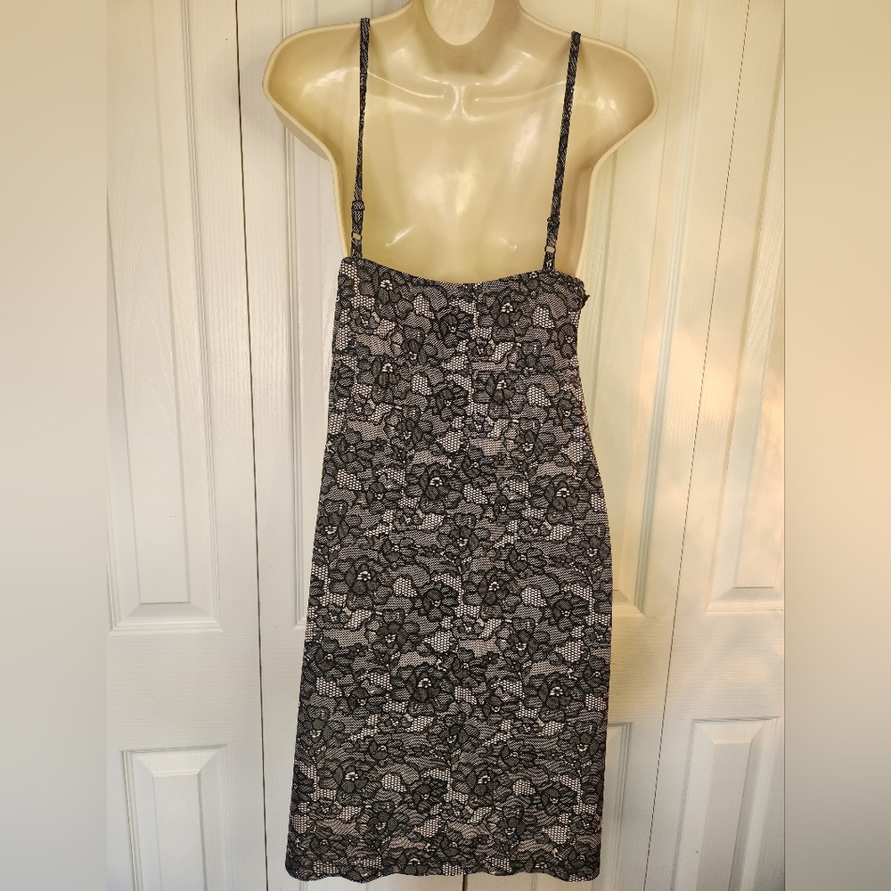 René Rofé Black Floral Lace Chemise Nightgown Sleepwear Size Large Sexy Lingerie - Picture 5 of 6